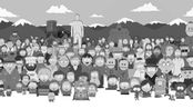 Townfolks in Toga - South Park