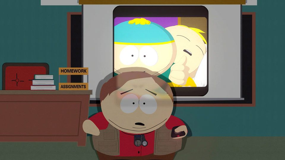 Cartman Shows Picture - Season 11 Episode 2 - South Park