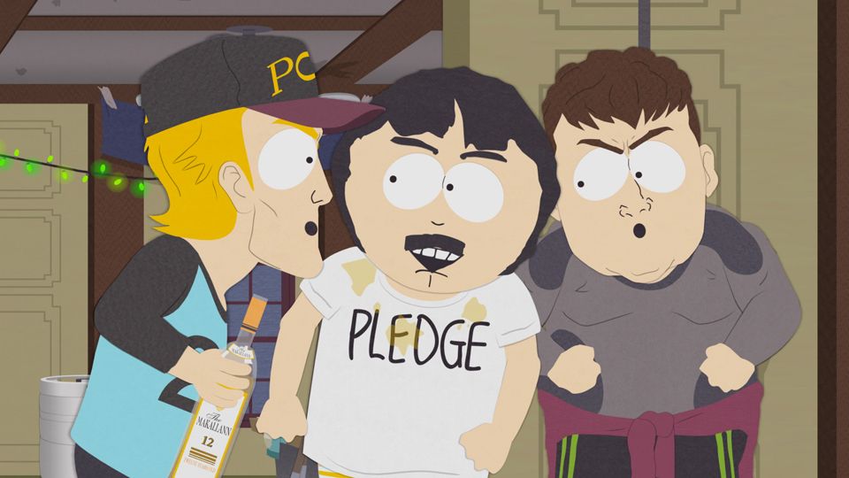 Randy Pledges PC Delta - Season 19 Episode 1 - South Park