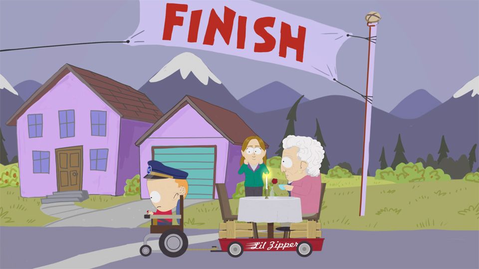 THERE'S THE FINISH! - Seizoen 18 Aflevering 4 - South Park